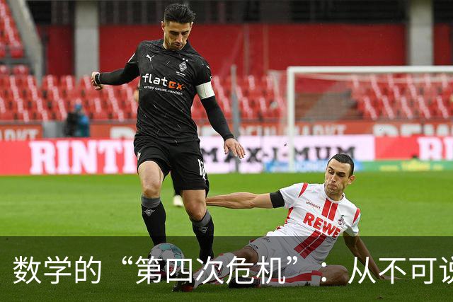 数学的“第四次危机”：从不可说，到无可说